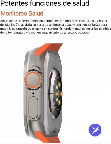 Smartwatch T800 Ultra  Doble Correa